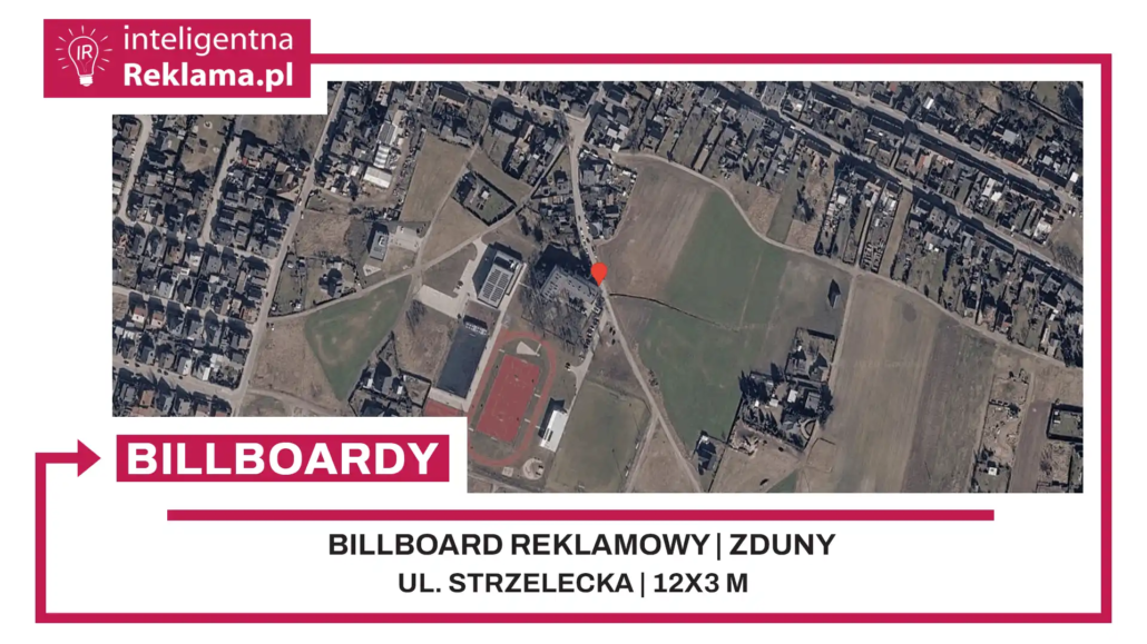 Lokalizacja reklamowa w Zduny przy ul. Strzelecka - powierzchnia 36 m²
