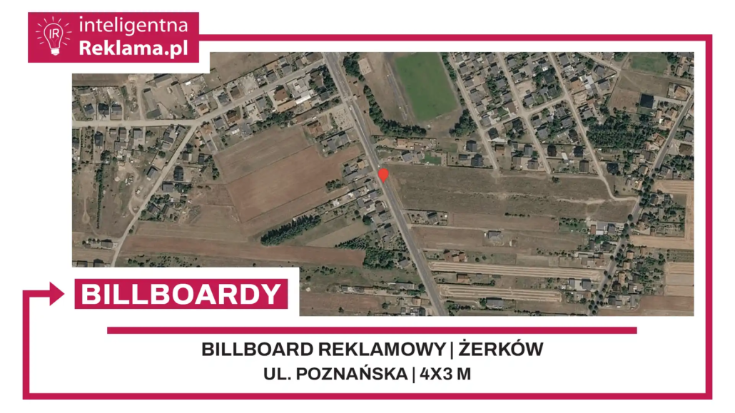 Lokalizacja reklamowa w Żerków przy ul. ul. Poznańska - powierzchnia 12 m²