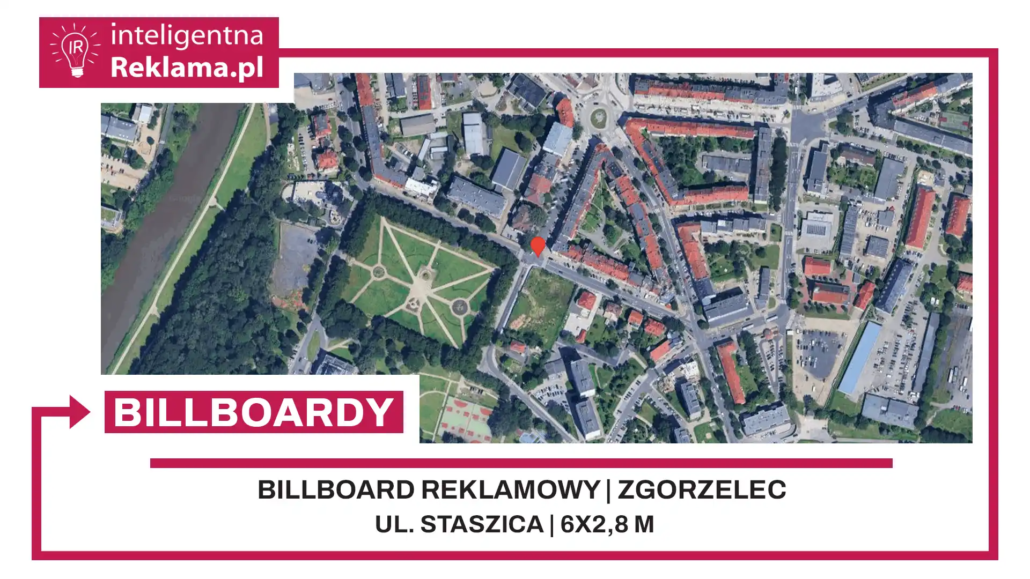 Lokalizacja reklamowa w Zgorzelec przy ul. Staszica - powierzchnia 16,8 m²