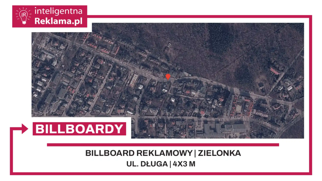 Lokalizacja reklamowa w Zielonka przy ul. Długa - powierzchnia 12 m²