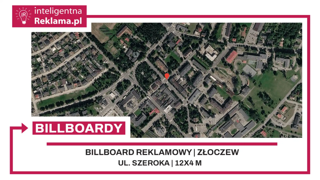 Lokalizacja reklamowa w Złoczew przy ul. ul. Szeroka - powierzchnia 48 m²