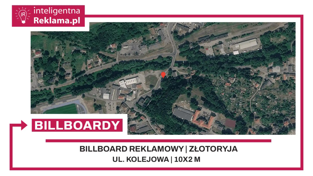 Lokalizacja reklamowa w Złotoryja przy ul. Kolejowa - powierzchnia 20 m²