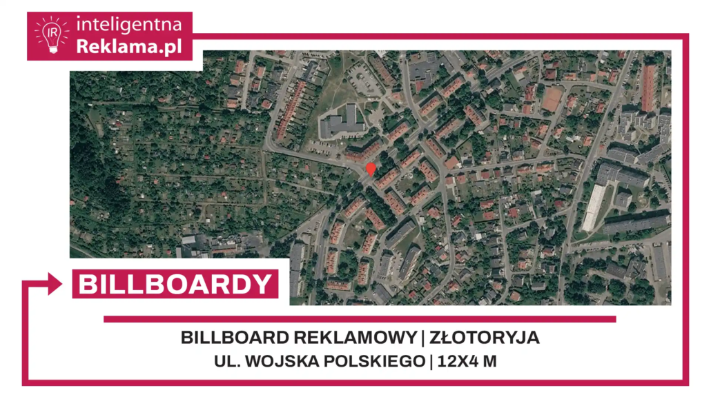 Lokalizacja reklamowa w Złotoryja przy ul. ul. Wojska Polskiego - powierzchnia 48 m²