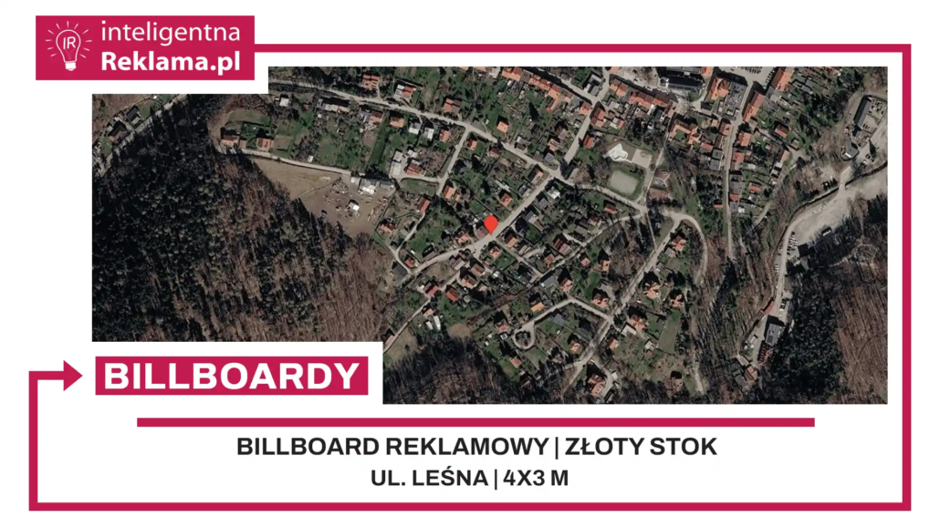 Lokalizacja reklamowa w Złoty Stok przy ul. ul. Leśna - powierzchnia 12 m²