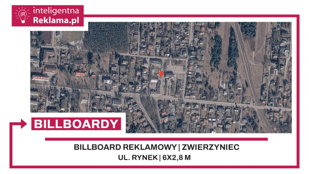 Lokalizacja reklamowa w Zwierzyniec przy ul. ul. Rynek - powierzchnia 16,8 m²